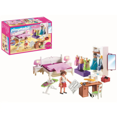 PLAYMOBIL 70208 Schlafzimmer mit Nähecke PLAYMOBIL 70208 Schlafzimmer mit Nähecke