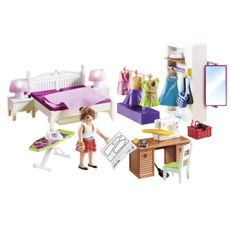PLAYMOBIL 70208 Schlafzimmer mit Nähecke PLAYMOBIL 70208 Schlafzimmer mit Nähecke