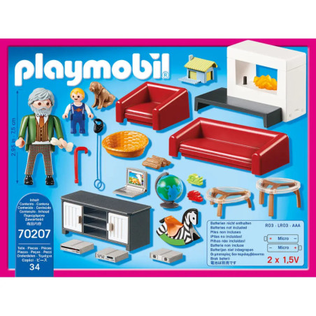 PLAYMOBIL 70207 Gemütliches Wohnzimmer