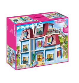 Playmobil Puppenhaus Spielset: Bunte, dreistöckige Puppenhaus-Box mit 592 Teilen für Kinder von 4 bis 10 Jahren.