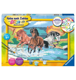 Ravenburger 28492 Malen nach Zahlen Stolze Wildpferde Malen nach Zahlen Serie C
