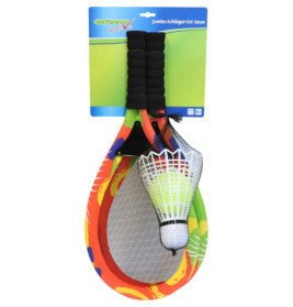 Outdoor active Jumbo-Schläger Set Neon mit Bälle, Länge 67 cm
