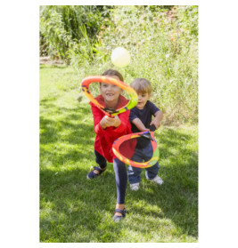 Outdoor active Jumbo-Schläger Set Neon mit Bälle, Länge 67 cm