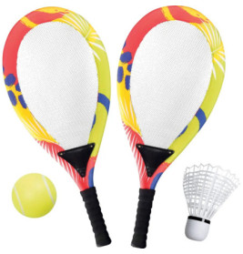 Outdoor active Jumbo-Schläger Set Neon mit Bälle, Länge 67 cm