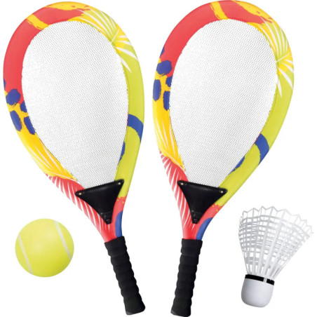 Outdoor active Jumbo-Schläger Set Neon mit Bälle, Länge 67 cm