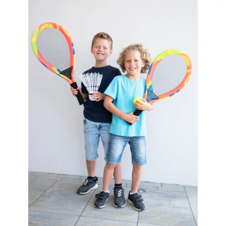 Outdoor active Jumbo-Schläger Set Neon mit Bälle, Länge 67 cm