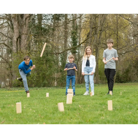 Outdoor active Schwedenschach Kubb 21-teilig