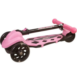 New Sports 3-Wheel Scooter Rosa, klappbar, 110 mm