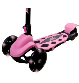New Sports 3-Wheel Scooter Rosa, klappbar, 110 mm