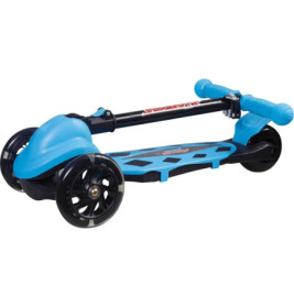 New Sports 3-Wheel Scooter Blau, klappbar, 110 mm