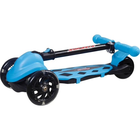 New Sports 3-Wheel Scooter Blau, klappbar, 110 mm