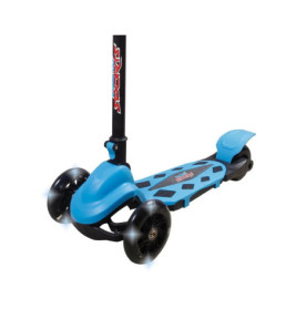 New Sports 3-Wheel Scooter Blau, klappbar, 110 mm