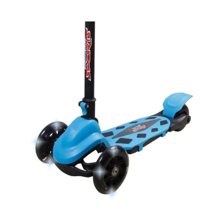 New Sports 3-Wheel Scooter Blau, klappbar, 110 mm