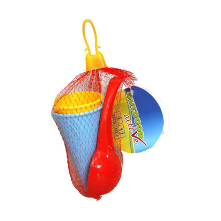 Outdoor active Eiscreme-Set im Netz, 3-teilig, 4-fach sortiert