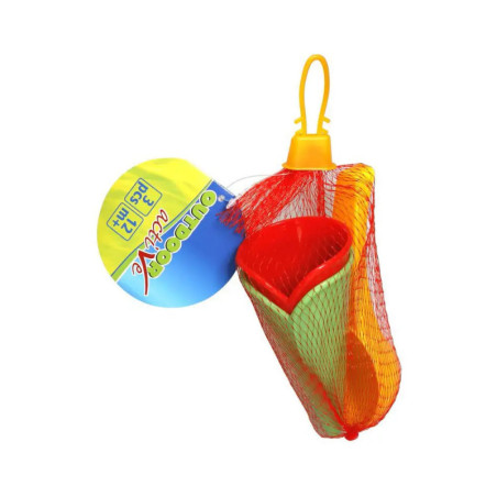 Outdoor active Eiscreme-Set im Netz, 3-teilig, 4-fach sortiert
