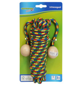 Outdoor active Schwungseil mit Holzkugeln, Länge 5 m