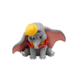 Dumbo-Figur mit großen Ohren, gelbem Hut und rotem Halstuch.