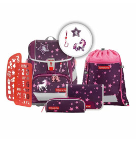 2IN1 PLUS Schulranzen-Set Unicorn Nuala , 6-teilig
