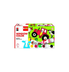 Marabu KiDS WINDOWCOLOR FARMER 6 x 80ML