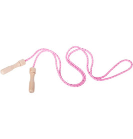 Outdoor active Springseil bunt, Holzgriff, Länge 250 cm, sortiert