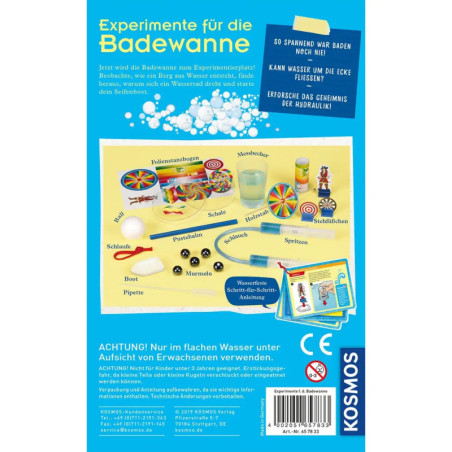 Experimente für die Badewanne