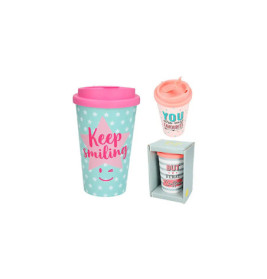 Depesche To-Go Becher mit Sprü chen