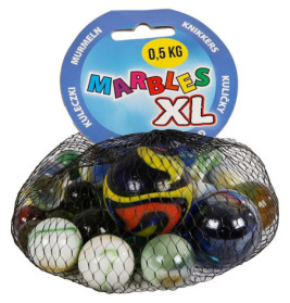 Murmeln im Netz 500 g sortiert