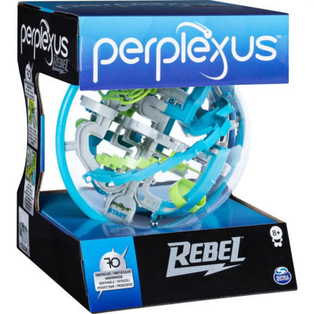 Perplexus Rebel 3D-Labyrinth in Verpackung, geeignet für Kinder ab 8 Jahren.