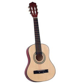 Boogie Bee Holzgitarre mit 6 Saiten, 75 cm