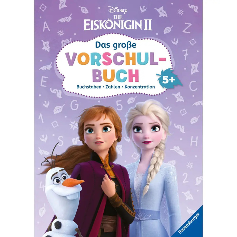Ravenburger 49180 Disney Die Eiskönigin 2: Das große Vorschulbuch Lizenzmarken Activity