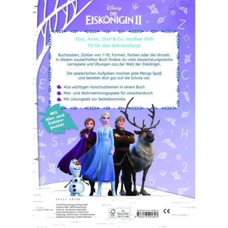 Ravenburger 49180 Disney Die Eiskönigin 2: Das große Vorschulbuch Lizenzmarken Activity
