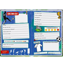 Taschenbuch Freundebuch  Meine Freunde - Fußball  sortiert