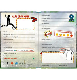 Taschenbuch Freundebuch  Meine Freunde - Fußball  sortiert