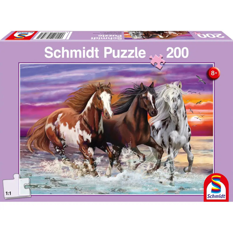 Schmidt Spiele Puzzle Wildes Pferde-Trio 200 Teile Schmidt Spiele Puzzle Wildes Pferde-Trio 200 Teile