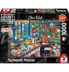 Schmidt Spiele Secret Puzzle Künstler-Atelier 1000 Teile