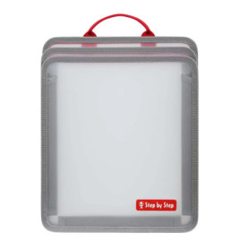 Faltbare Heftbox, Transparent