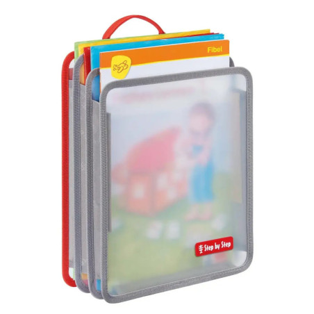Faltbare Heftbox, Transparent