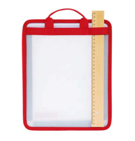 Faltbare Heftbox, Transparent