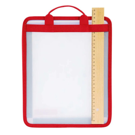 Faltbare Heftbox, Transparent