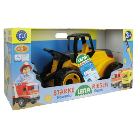 LENA® Starke Riesen Schaufellader Pro, gelb/schwarz, Schaukarton