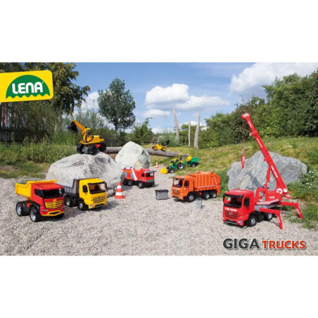 LENA® Starke Riesen Schaufellader Pro, gelb/schwarz, Schaukarton