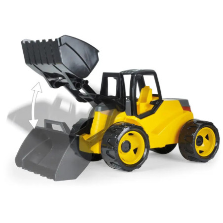 LENA® Starke Riesen Schaufellader Pro, gelb/schwarz, Schaukarton