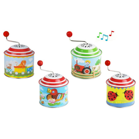 Bolz by LENA® Musikdrehdose Sortiment, 4-fach sortiert, Display Bolz by LENA® Musikdrehdose Sortiment, 4-fach sortiert, Display