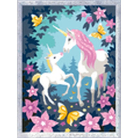 Ravenburger 28516 Malen nach Zahlen Einhornmagie Malen nach Zahlen Serie Romantic