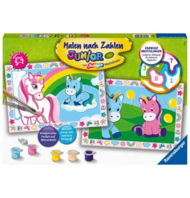 Ravenburger 28510 Malen nach Zahlen Zauberhafte Einhörner Malen nach Zahlen Junior