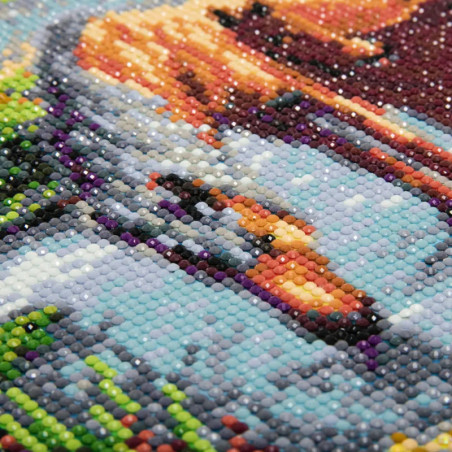 Crystal Art Leinwand Ponys 30x30 cm Crystal Art Leinwand Ponys 30x30 cm