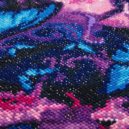 Crystal Art Leinwand Schmetterlinge 30x30 cm
