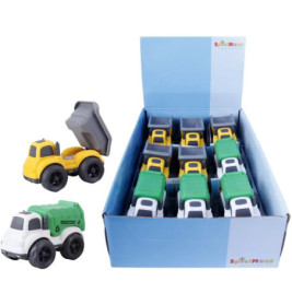 SpielMaus Baby Baby Baufahrzeuge, 2-fach sortiert