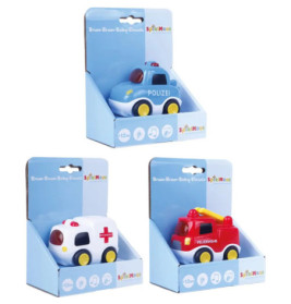SpielMaus Baby Brum Brum Baby Einsatz, Licht & Sound, 3-fach sortiert