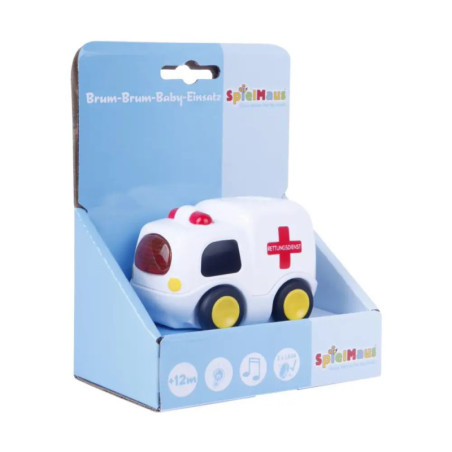 SpielMaus Baby Brum Brum Baby Einsatz, Licht & Sound, 3-fach sortiert
